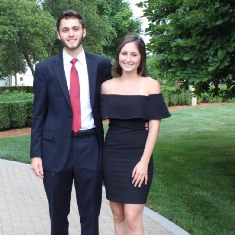 Bardot semi formal dress